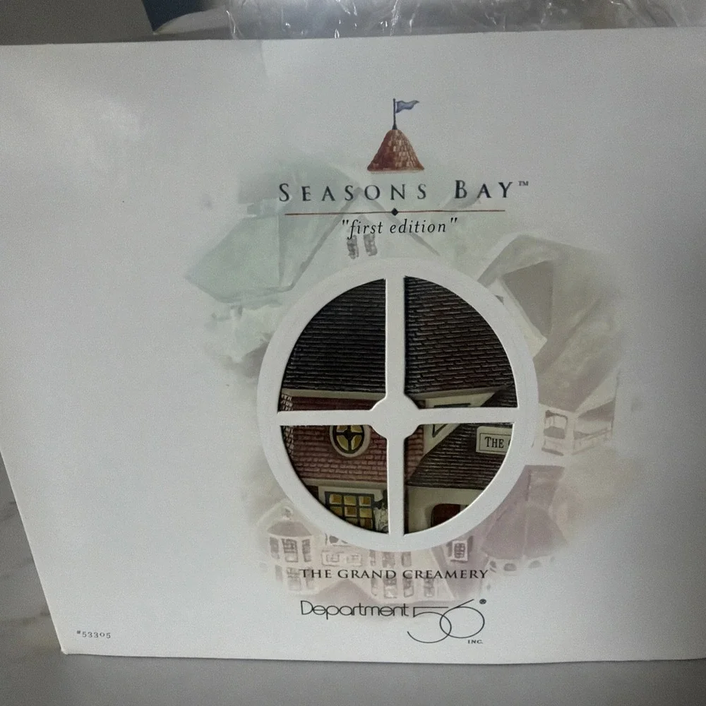 Department 56 Seasons Bay THE GRAND CREAMERY First‎ Edition In Box #53305 1998